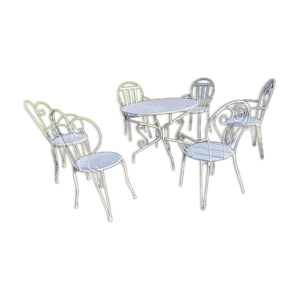 salon de jardin Fer Forgé