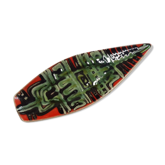 Plat en céramique émaillée "Poole Pottery Delphis" 44 cm, 1970