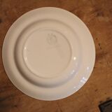 Soup plate - Green tea towel pattern - Moulin des Loups