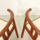 Six teak chairs by Hans J. Frydendal, Denmark 1970