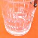 1970s Ice bucket Molded and chiseled glass Geometric decor