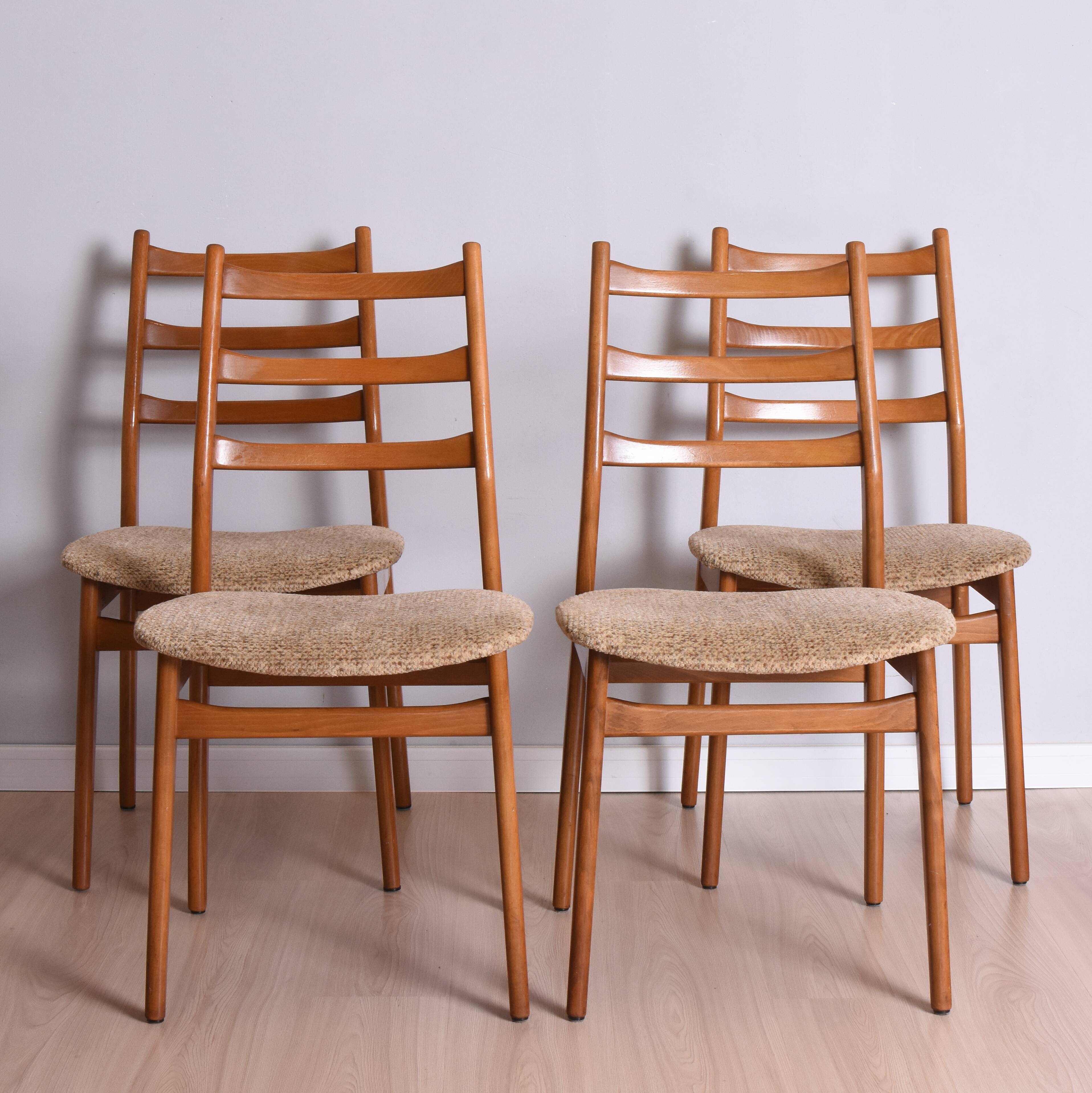 Set of four Casala chairs, Germany, 1960s