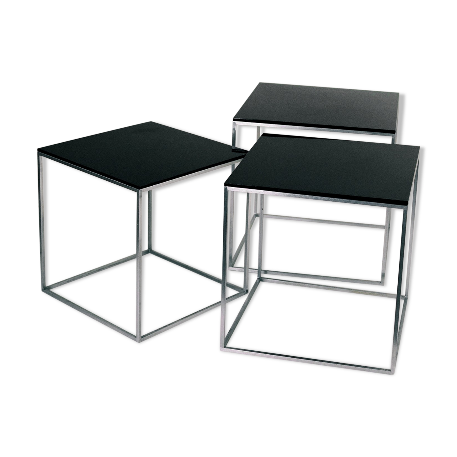 Tables Pk71 Poul Kjærholm pour E Kold Christensen, original design 1957, Danemark