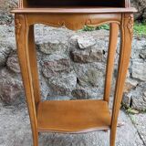 Telephone stand in solid cherry wood