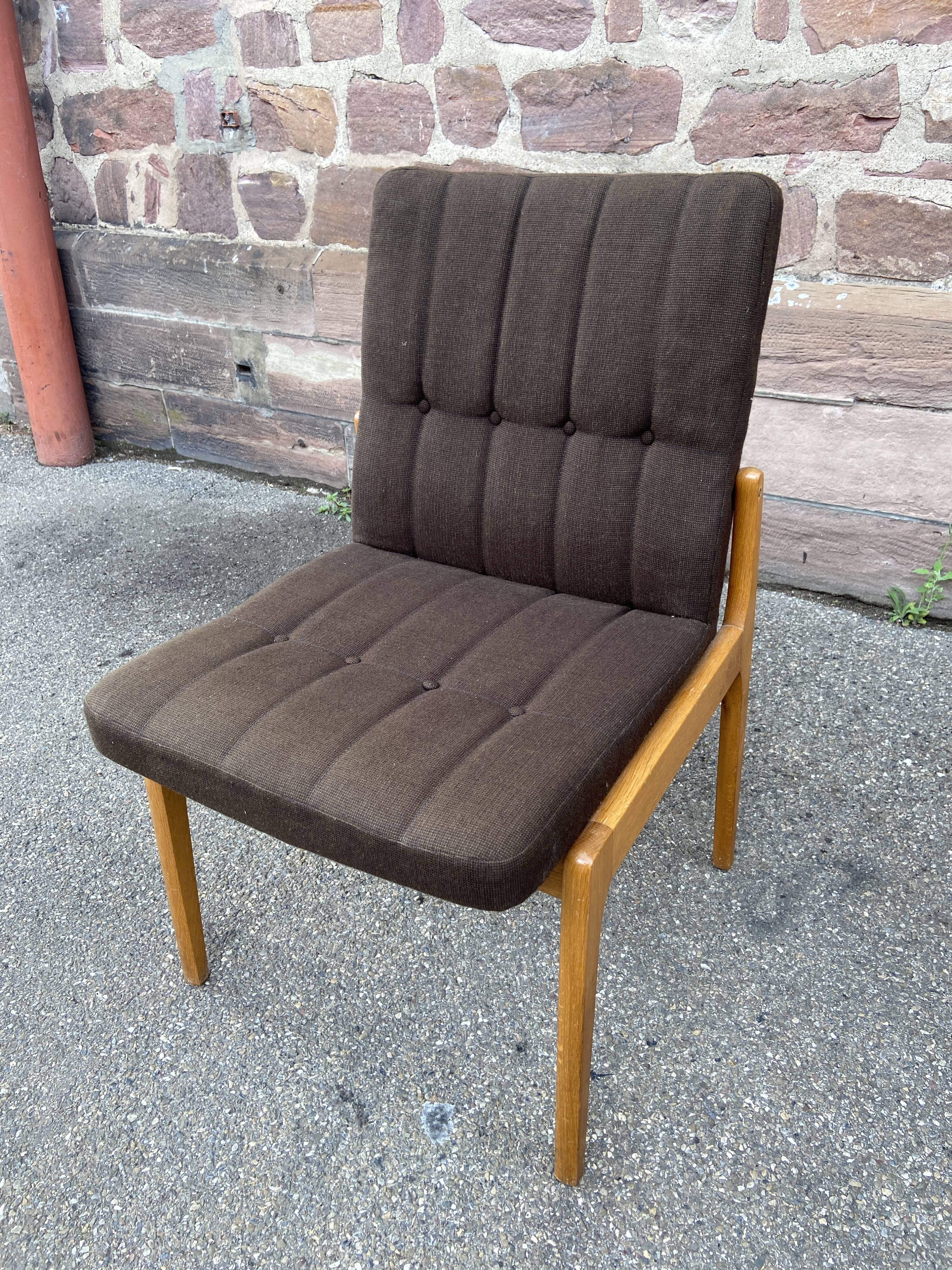 4 old Scandinavian Lounge chairs 60s Fröscher KG