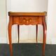 Game table Louis XV style, Napoleon III period (bronze fall and bronze belt, marqueteri