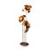 Vintage 20thc italian brass floral floor lamp c.1970