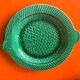 Green fish service Sarreguemines 1950s in new condition.
