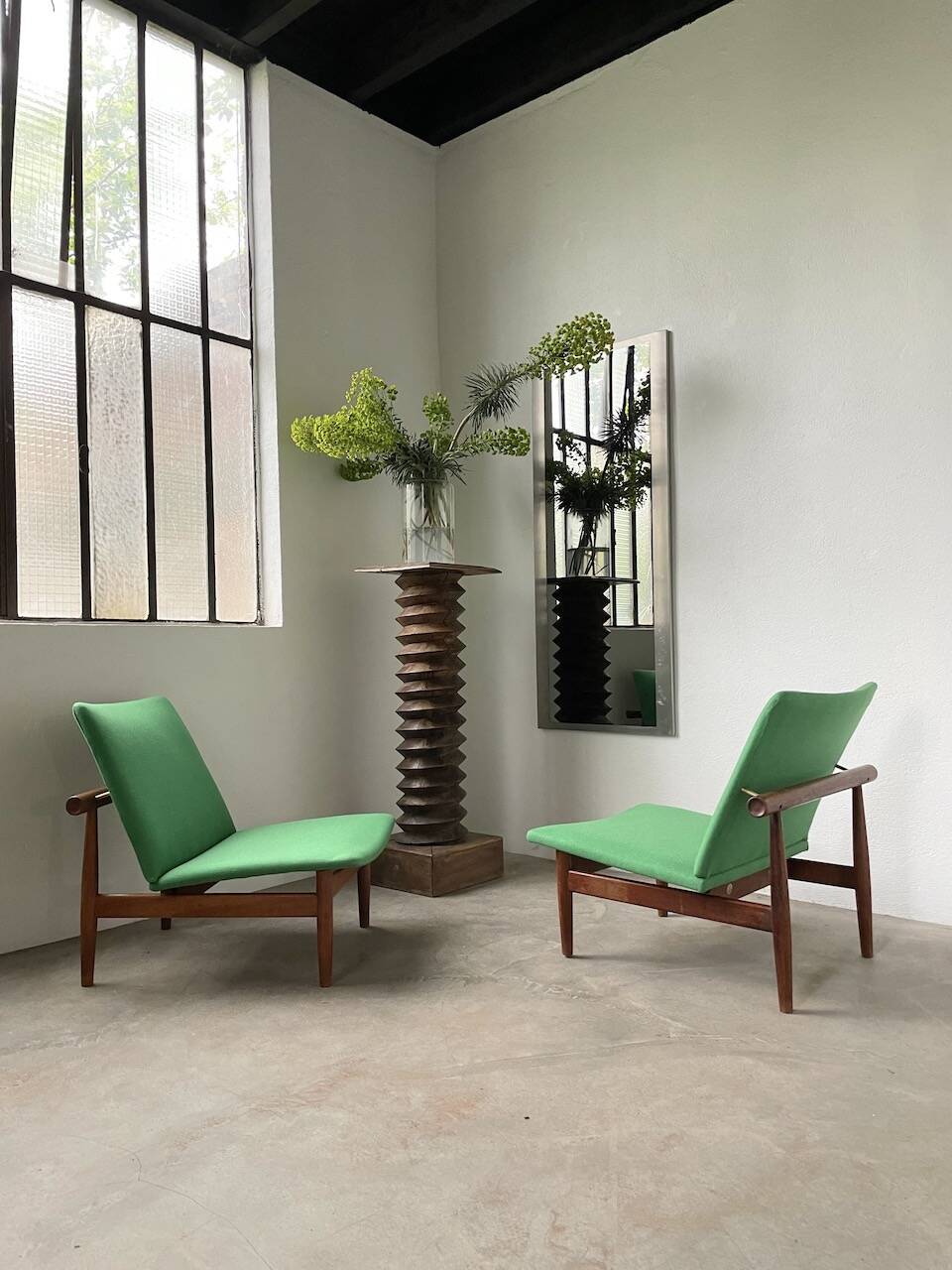 Pair of Finn Juhl Armchair model “Japan” France & Son