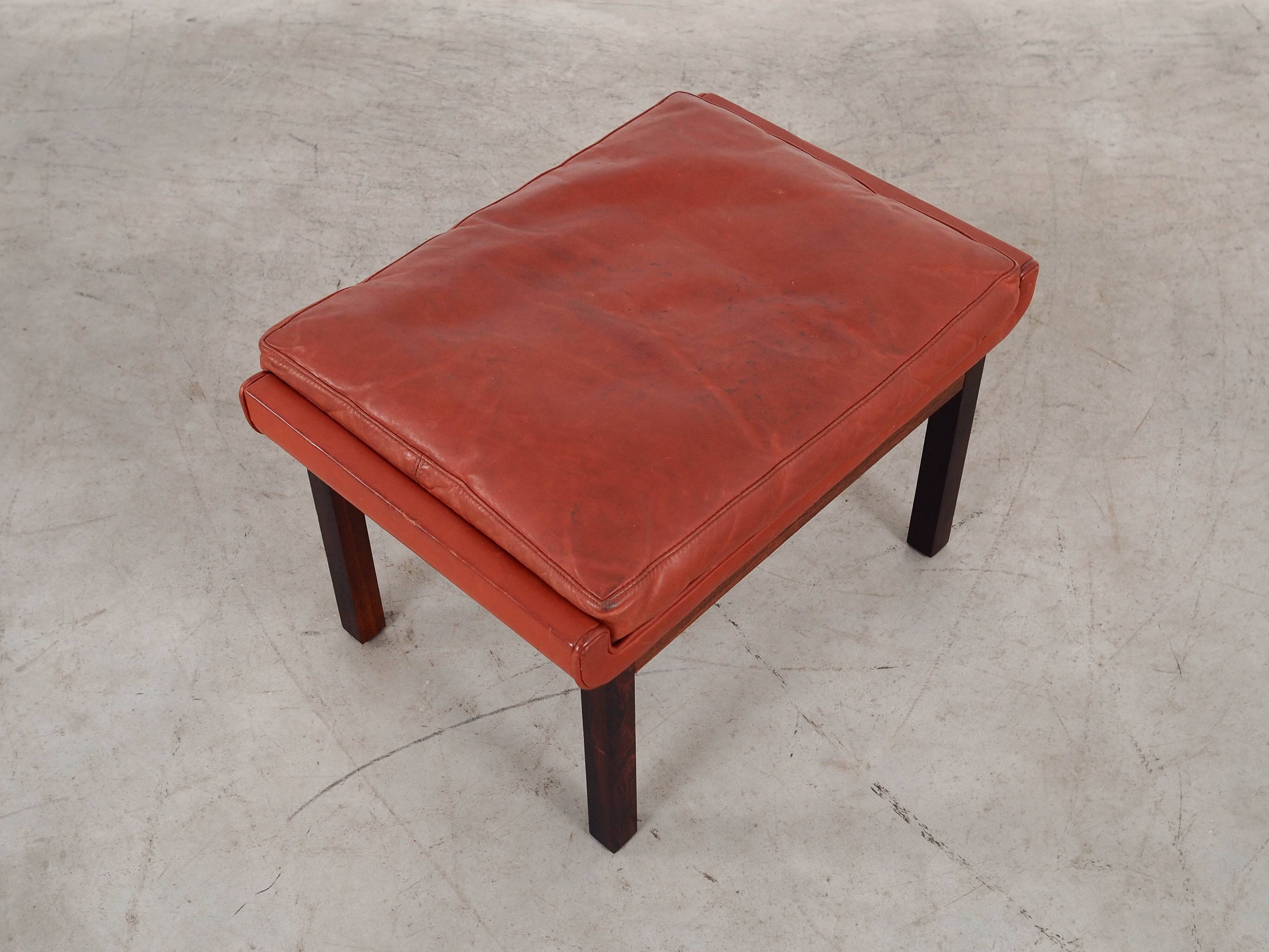 Rosewood footstool, Danish design, 1970s, designer: Finn Juhl