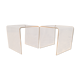 Pair of 1970s Lucite Side Tables