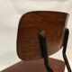 Vintage industrial children's chair, school chair, Dutch design