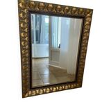 Large old gold vintage mirror