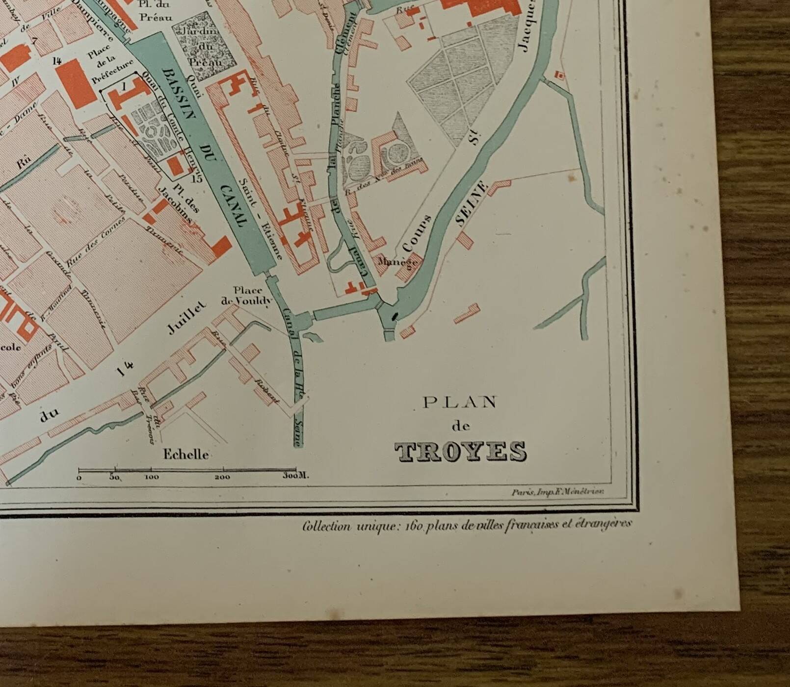 Old plan of Troyes – Arthème Fayard – National Atlas of Cities ✅