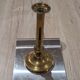 Antique Candle Holder Brass Push Candle 19th Century Vintage Chandelier