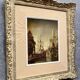 Flemish School of quality from the 19th century: Painting of a lively port scene