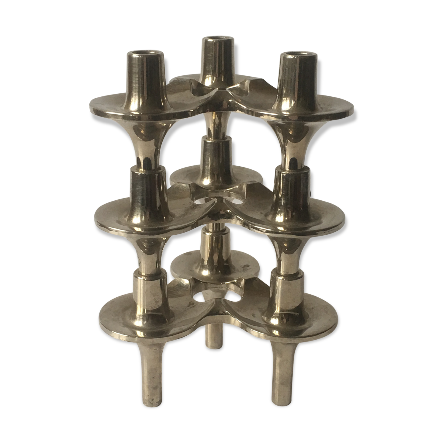 Candlesticks nagel Scandinavian in chrome series