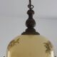 Vintage Scalloped Edge Glass Chandelier