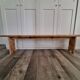 Large antique farmhouse bench in solid wood – 200 cm