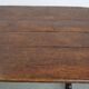 Antique XXL dining table made of poplar wood from the 18th century