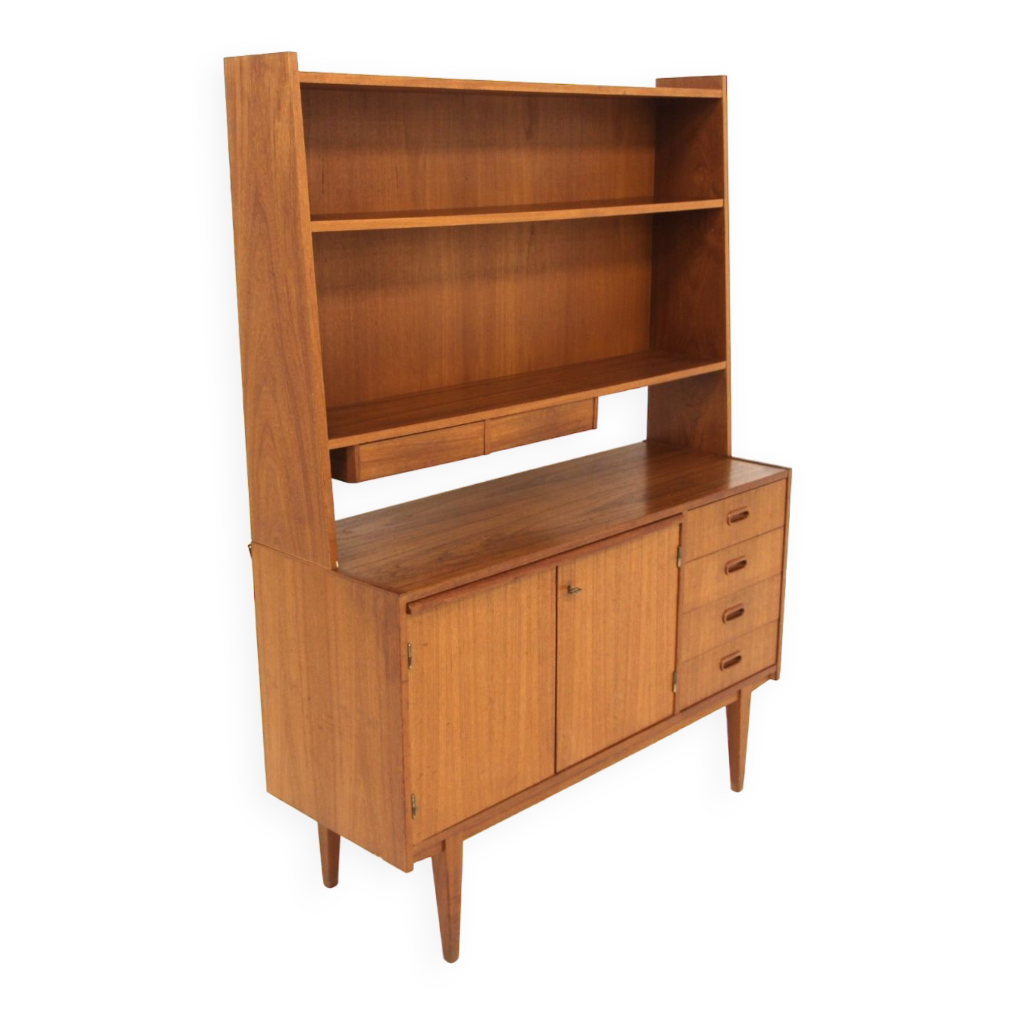 Secrétaire scandinave en teck, Suède, 1960