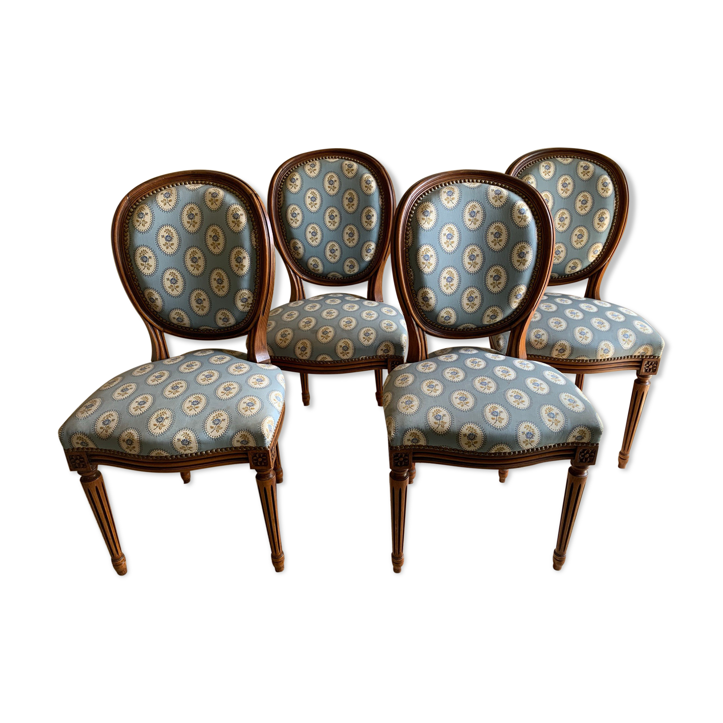 Chaises médaillon Louis XVI
