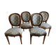 Chaises médaillon Louis XVI