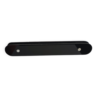 Large format solid glass vintage door handle