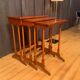 Tables édouardiennes du 20e siècle, années 1890, ensemble de 3