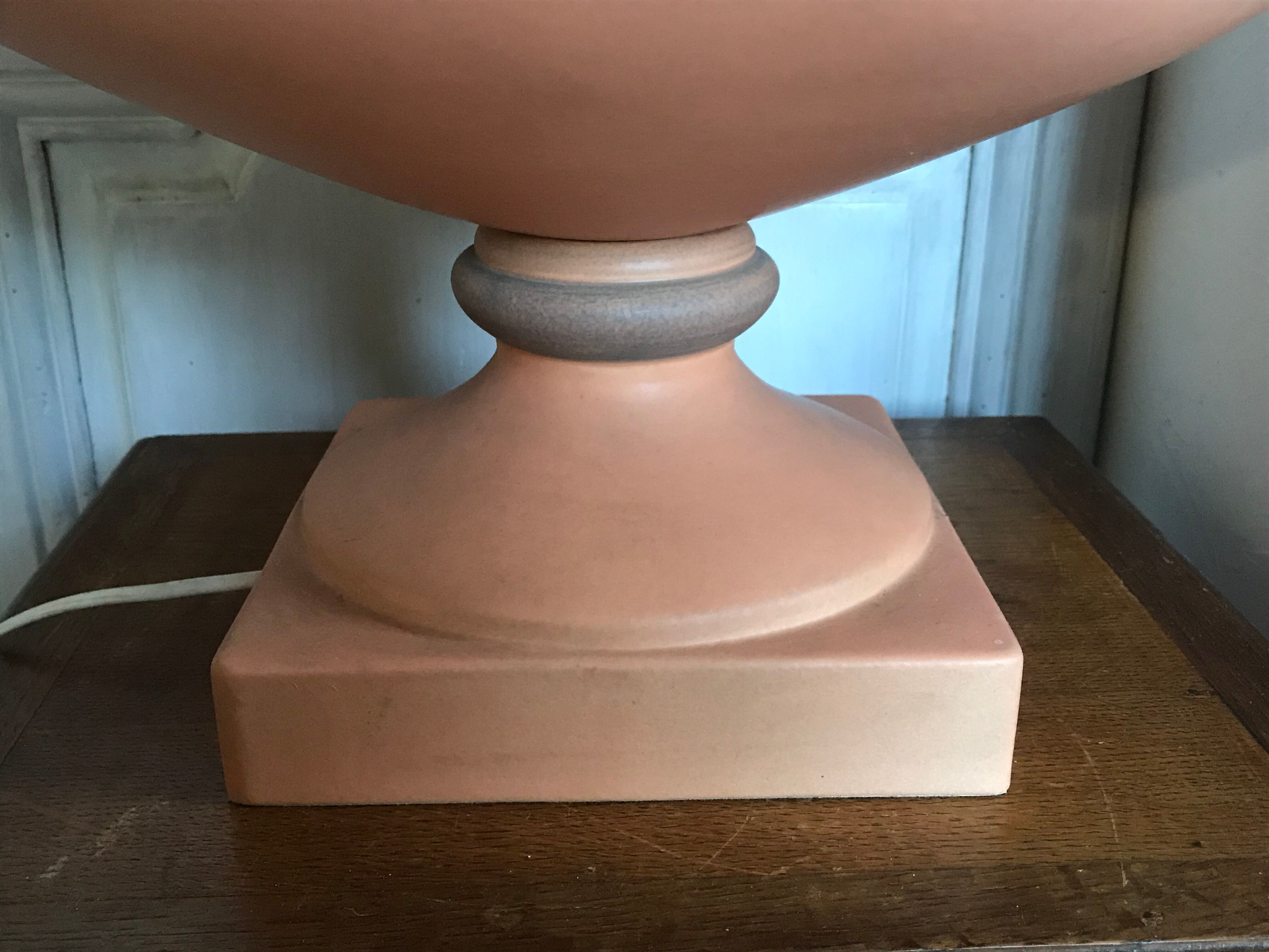 Pied de lampe en céramique