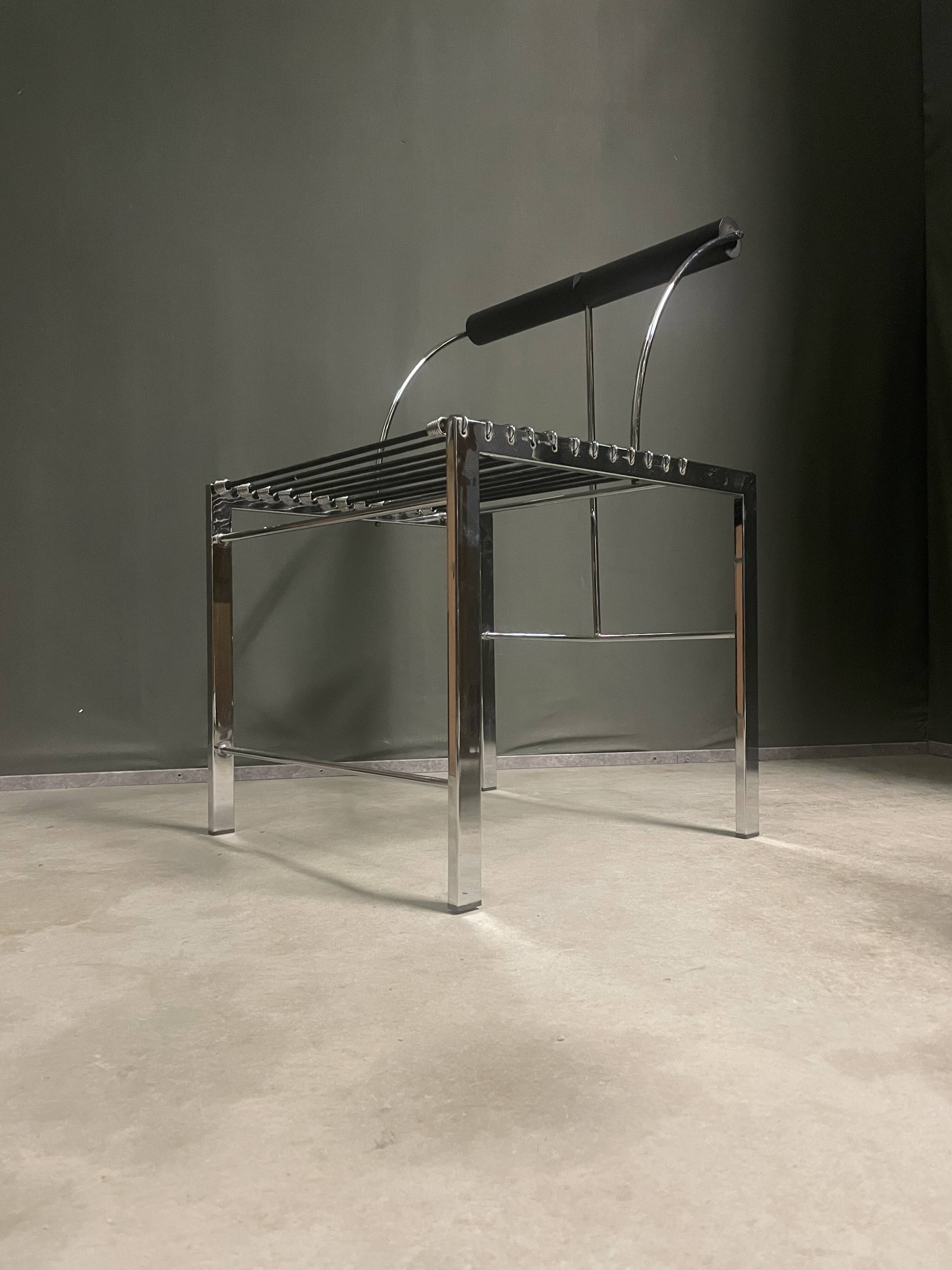 Rare post modern  side chair 1980's