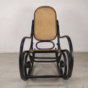 Rocking-chair curved wood