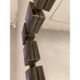 A wall mirror by ewa wrangel and lars nilsson gt ateljé hovmantorp 1960-70's.