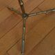 Martini table Maison Baguès bamboo imitation brass side table guéridon