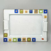1970s Astonishing Tray By Albatros in Murano Glass. Made in Italy