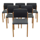 Set of six chairs, Danish design, 1980s, manufacturer: Fritz Hansen