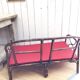 Art Deco rattan bench