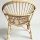 1960s rattan lounge, armchairs and table