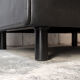 Pair of leather and leather armchairs by Zanotta Italia Anni '80