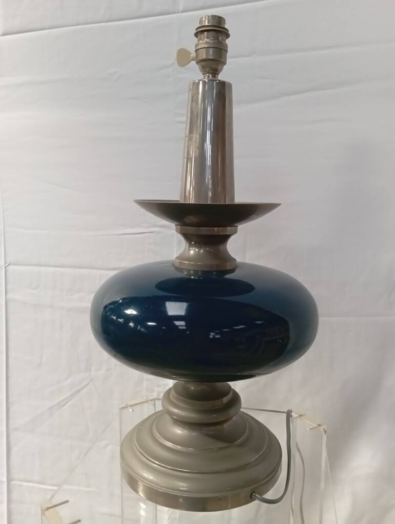 Philippe Barbier metal lamp from the 70s