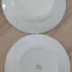 Duo assiettes à service Creil et Montereau