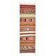 Vintage Turkish Oushak Handmade Wool Cotton Orange Runner Rug 97x315