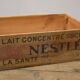 Caisse Nestlé en bois lait concentré sucré n2