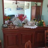 Sideboard & mirror Louis Philippe style