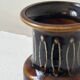 Ceramic vase Boch Freres, famous pottery from the 1970s.
