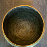 Selency x Monoprix Croisé Laroche brass pot cover