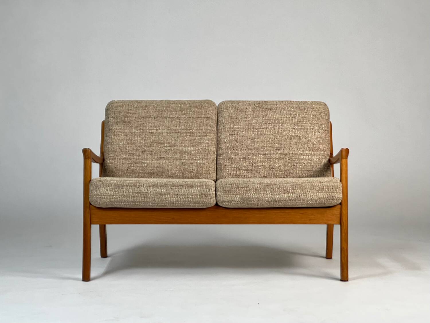 Danish teak 2-seater sofa couch Ole Wanscher vintage mid-century