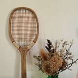 Old wooden racket