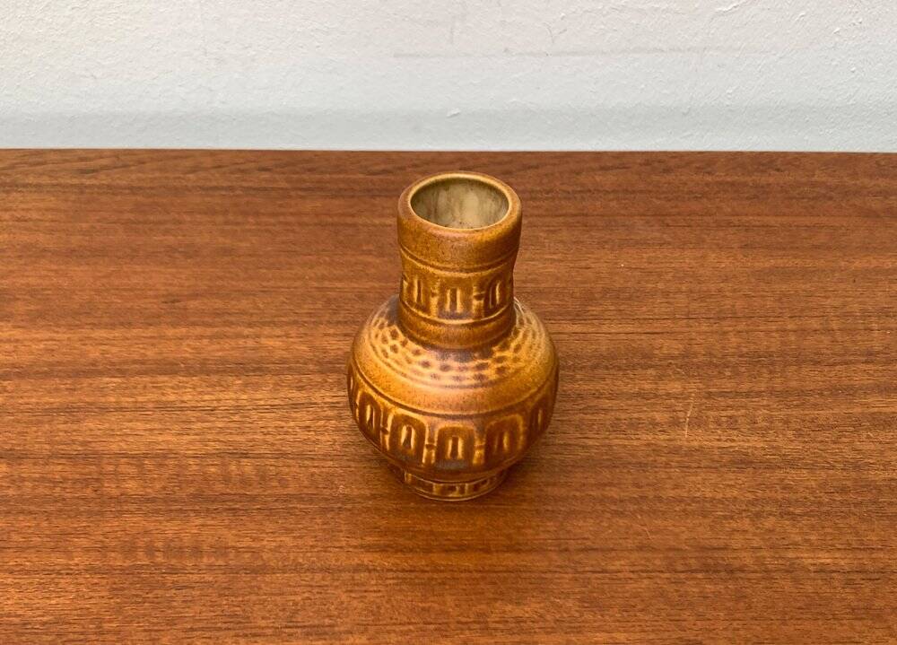 West German pottery vase by Scheurich, mid-century, 1960s.