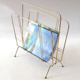 Porte revue métal doré